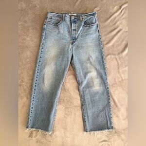 Levi’s Ribcage Straight Ankle Jeans